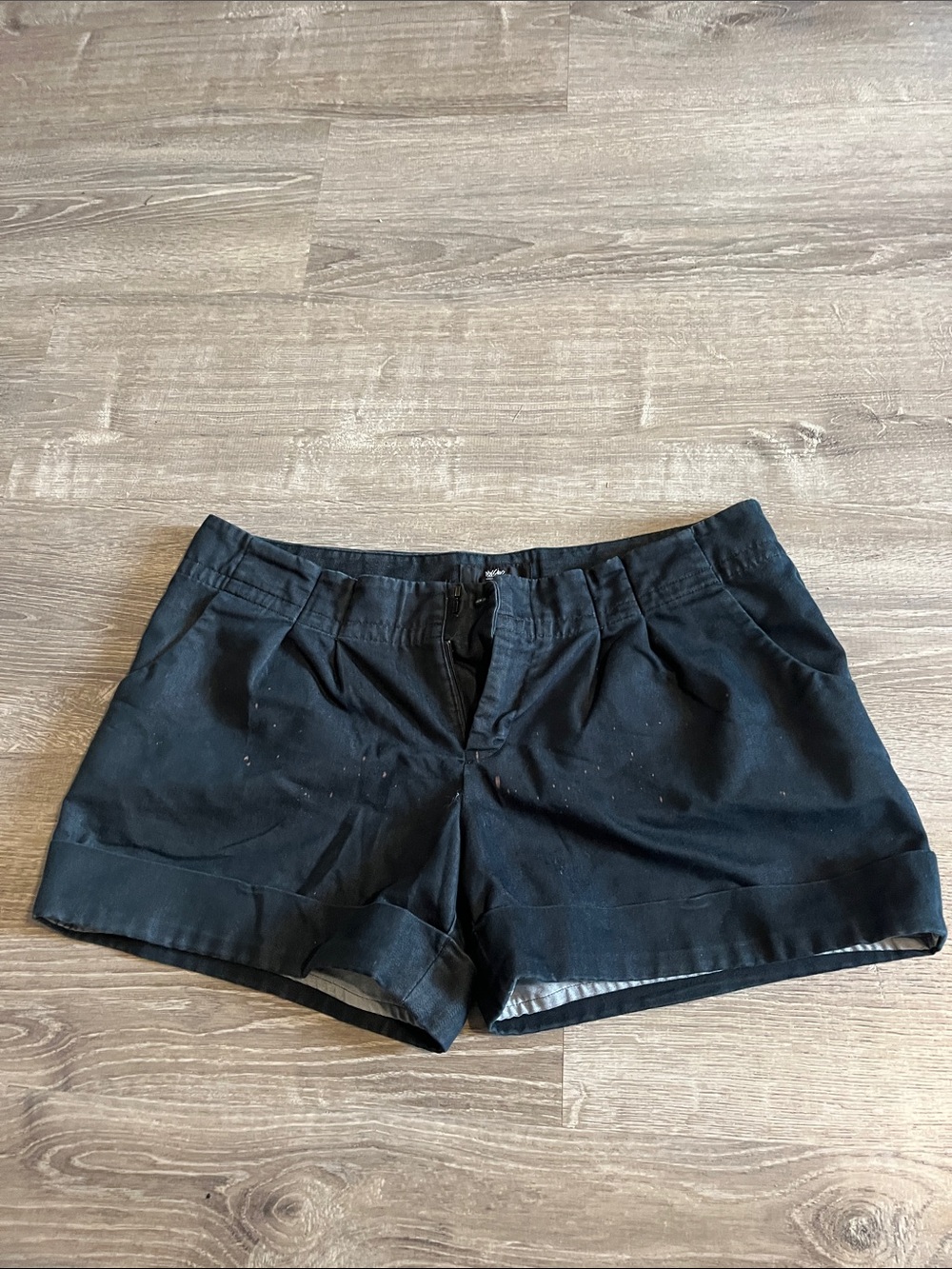 Mossimo Supply Co. Black High-Rise Cuffed Women's Shorts